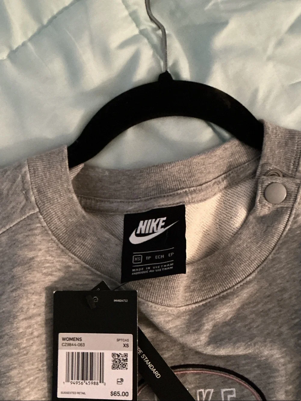 Nike Gray Sleeveless Romper with Elastic Waist